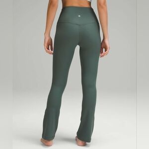 Lululemon Align Ribbed Mini-Flared Pant *Extra Short Dark Forest